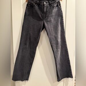 Abercrombie & Fitch Women's Gray Straight Leg Jeans